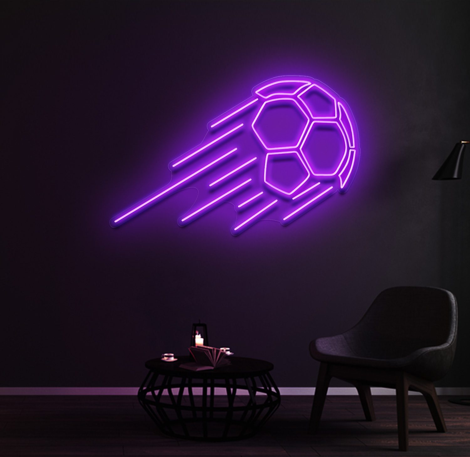 Football Neon Sign Elevate Style and MotivationCreateNeon