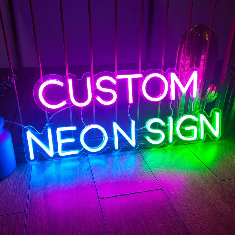 Bar And Grill Custom Led Neon Light Sign Personalized Name & Brand 12 X 12 