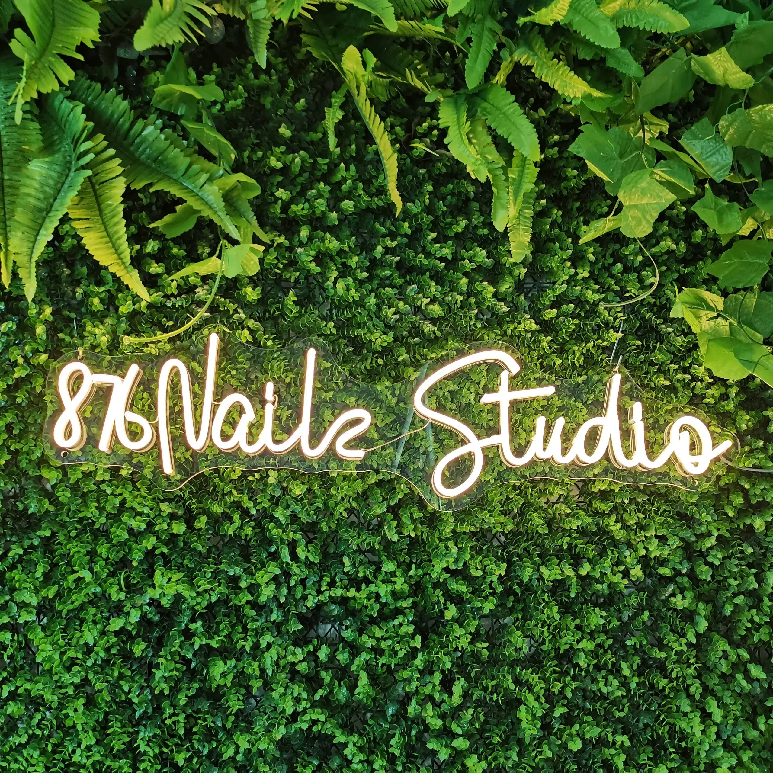 custom salon neon signs