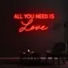 All You Need is love Neon Sign