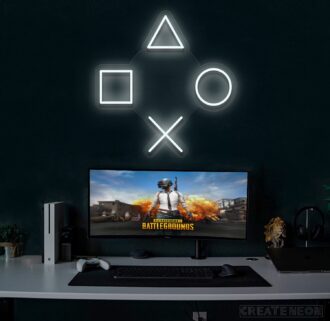 Alternative view of AOXO Playstation Icon Neon Sign