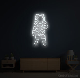 Alternative view of Astronaut Space LED Neon Sign 