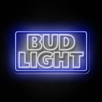 Alternative view of Bud Light Neon Sign