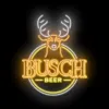 Busch Deer neon sign
