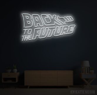 Alternative view of Back to The Future Neon Sign