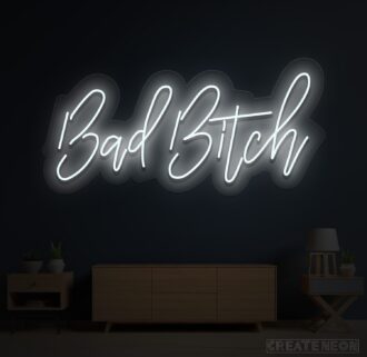 Alternative view of Bad Bitch Neon Sign