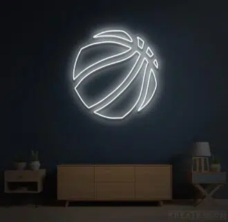 Alternative view of Basketball Neon Sign