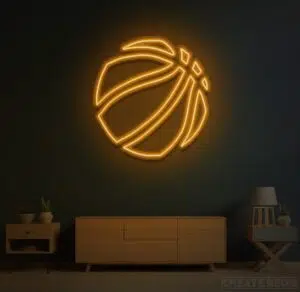 Basketball neon sign