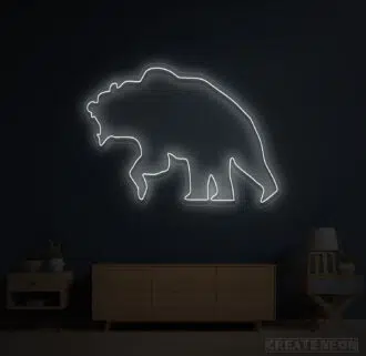 Alternative view of Bear Market Neon Sign