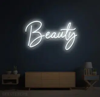Alternative view of Beauty Neon Sign