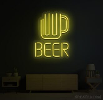 Alternative view of Beer Neon Sign