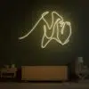 Boxer Dog Neon Sign