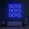 Boys Boys Boys Neon Sign