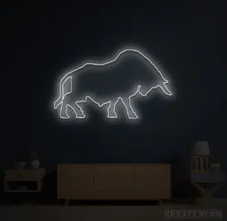 Alternative view of Bull Market Neon Sign