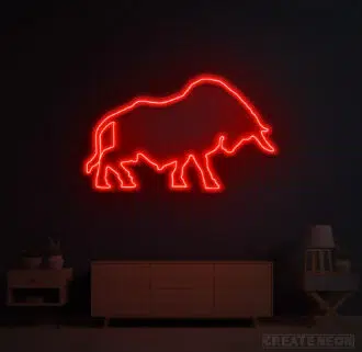 Bull Market Neon Sign