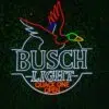busch light quack one open neon sign