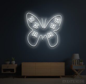 Alternative view of Butterfly Neon Sign