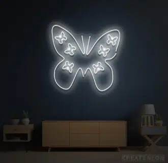 Alternative view of Butterfly Neon Sign