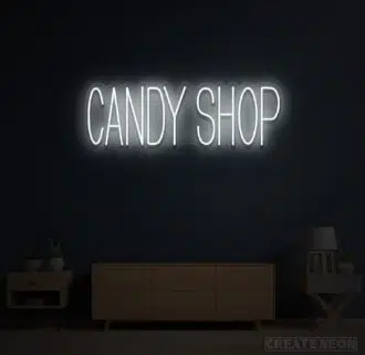 Alternative view of Candy Shop Neon Sign
