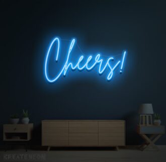 cheers neon bar sign