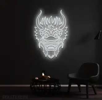 Alternative view of Chinese Dragon neon sign