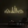 City Skyline Neon Sign