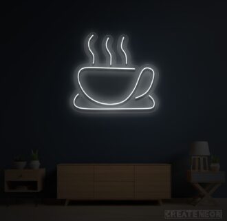 Alternative view of Neon Coffee Cup Sign