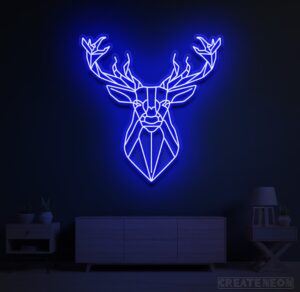 Deer Head Neon Sign