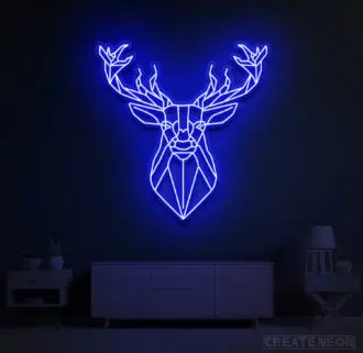 Deer Head Neon Sign