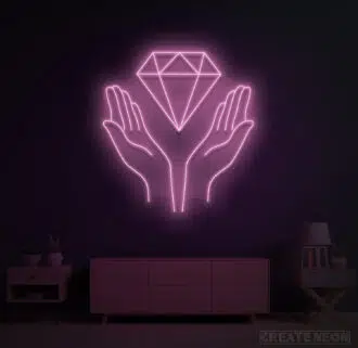 Diamond Hands Neon Sign