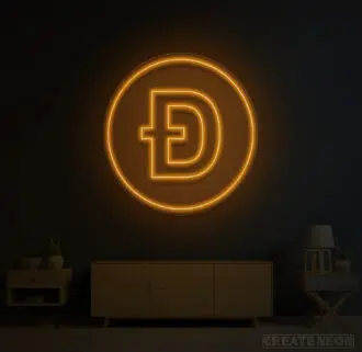 Doge Coin Neon Sign