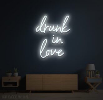 Alternative view of Drunk in Love Neon Sign