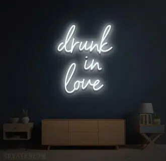 Alternative view of Drunk in Love Neon Sign