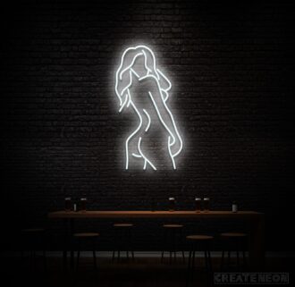 Alternative view of Female Pose Neon Sign