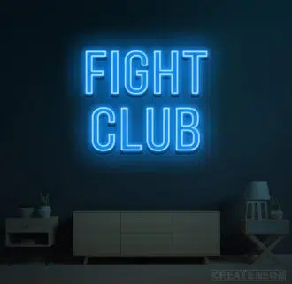 Fight Club Neon Sign