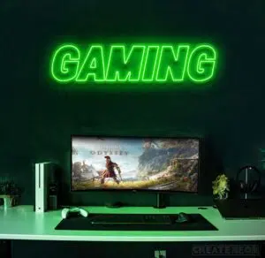 Gaming-neon-sign-green
