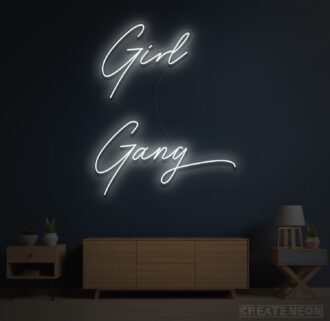 Alternative view of Girl Gang LED Neon Sign