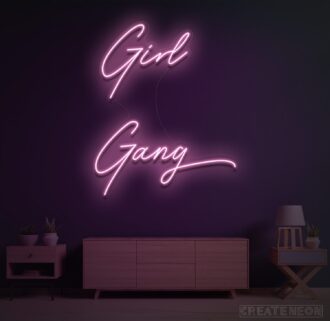 Girl Gang LED Neon Sign