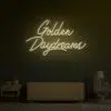 Golden Daydreams Neon Sign