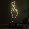 Heart In Hand Neon Sign