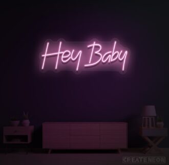Hey Baby Neon Sign