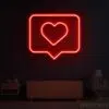 Instagram Heart Neon Sign