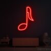 Neon Music Note Sign
