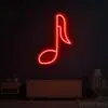 Neon Music Note Sign