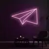Paper plane Neon sign