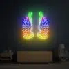 Rainbow Wings Neon Sign