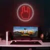 Rock and Roll Hand neon sign