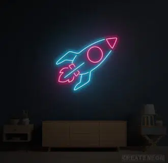 Multi Rocket Neon Sign