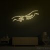 The creation of Adam neon sign