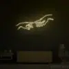 The creation of Adam neon sign